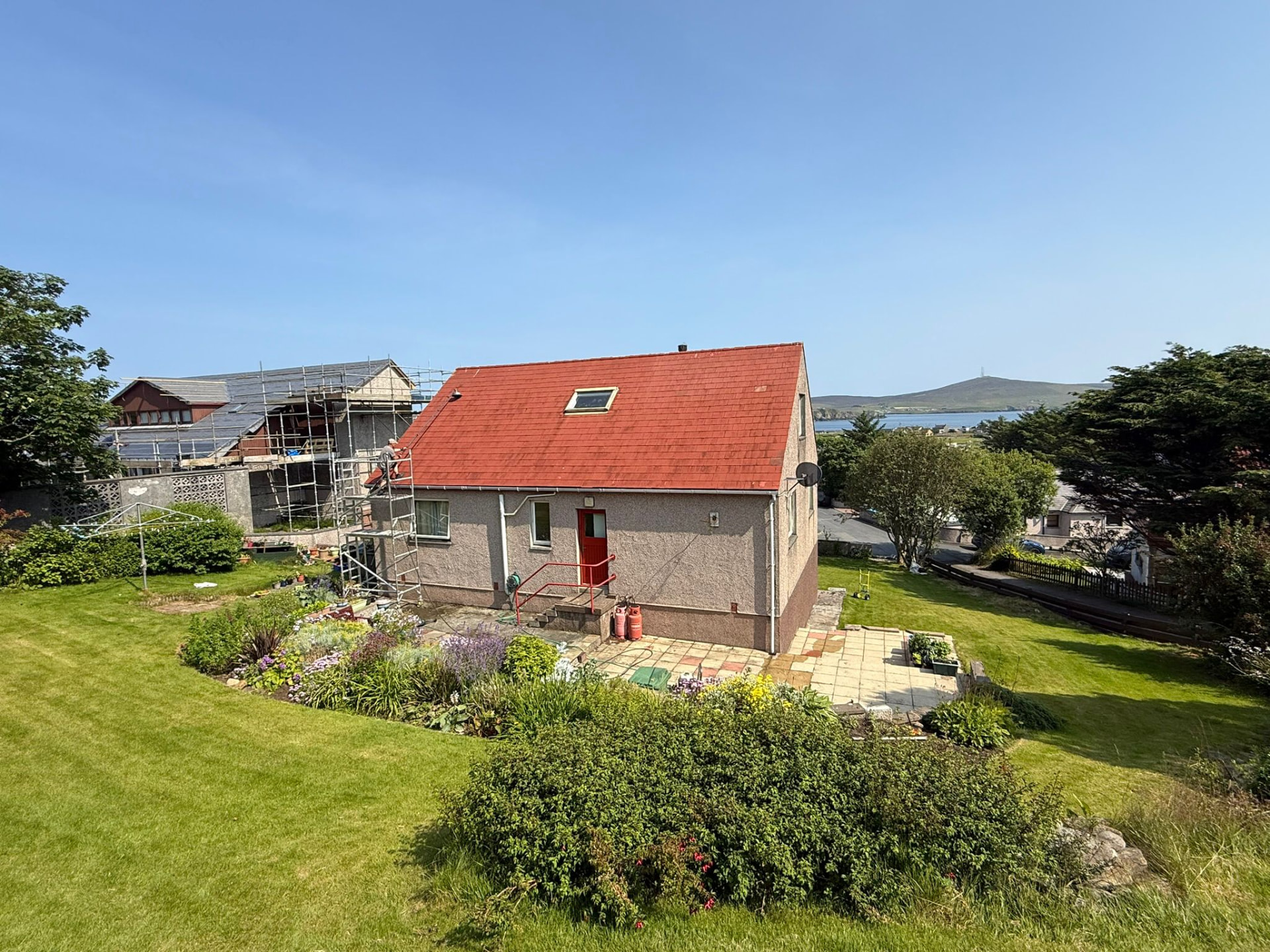 Roof coating in Shetland by Arthur & Simpson: after completion