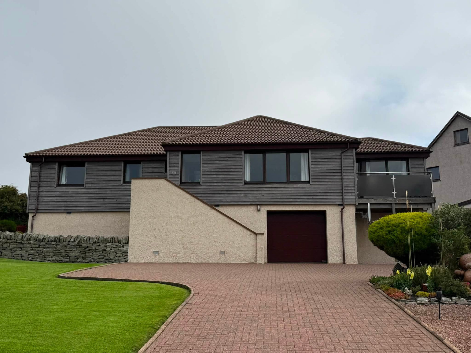 Roof cleaning in Shetland by Arthur & Simpson: after completion