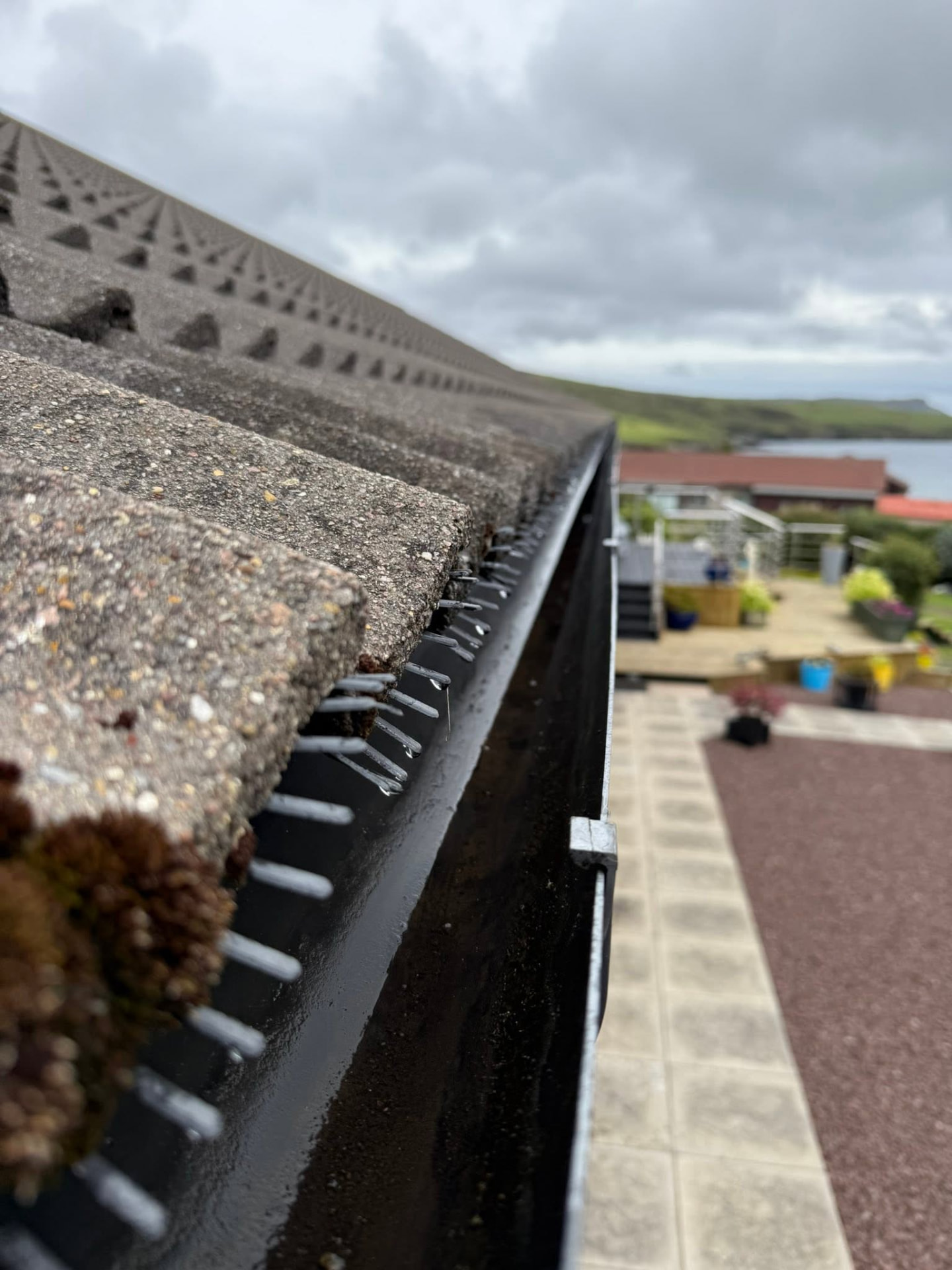 Gutter cleaning in Shetland by Arthur & Simpson: after completion