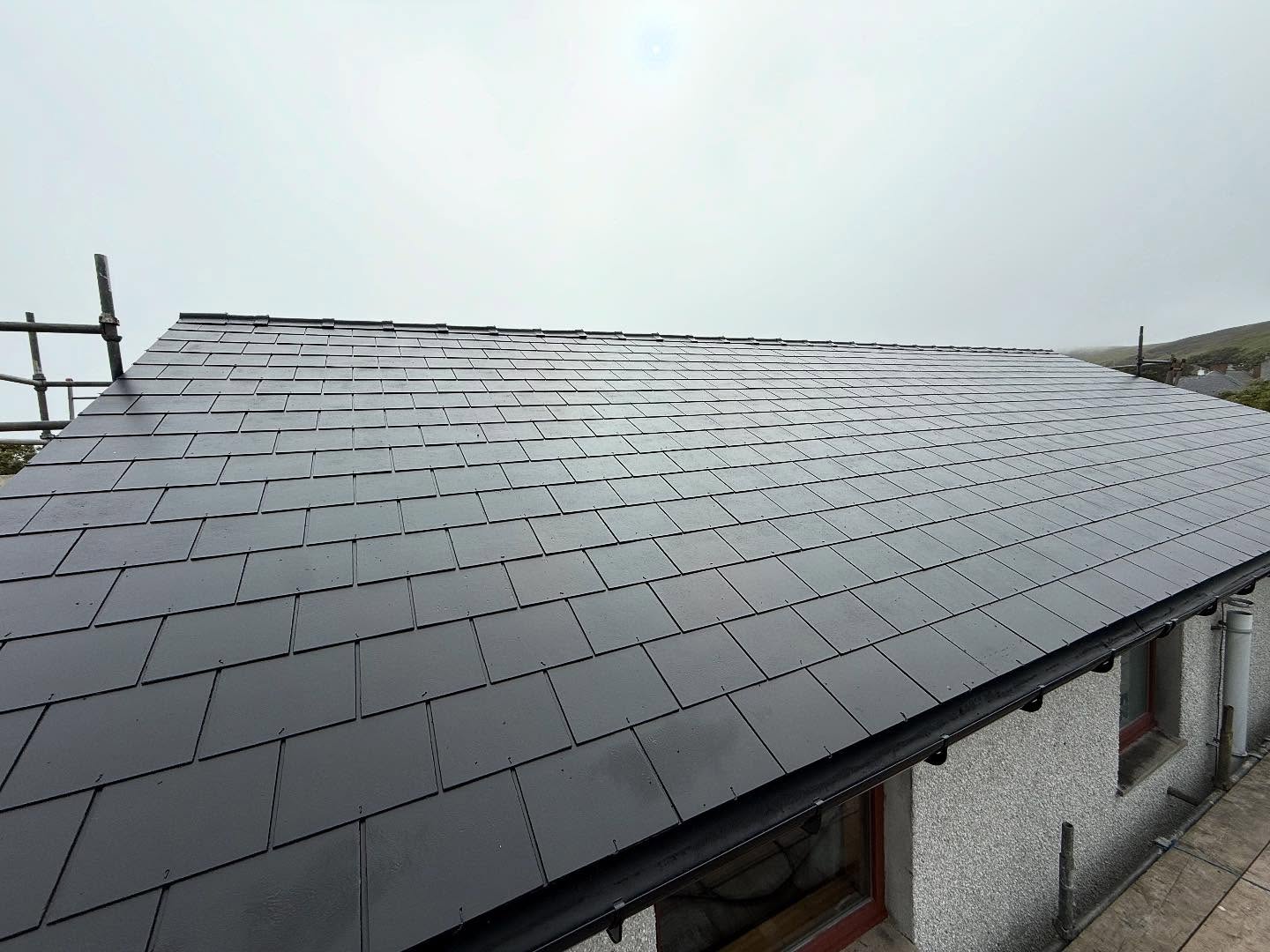 Roof coating in Shetland by Arthur & Simpson: after completion